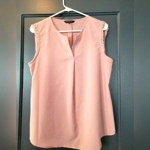Banana republic factory dust pink top size medium